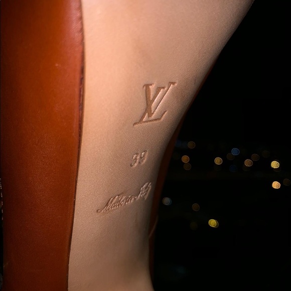 Louis Vuitton Leather Heels - Picture 1 of 7
